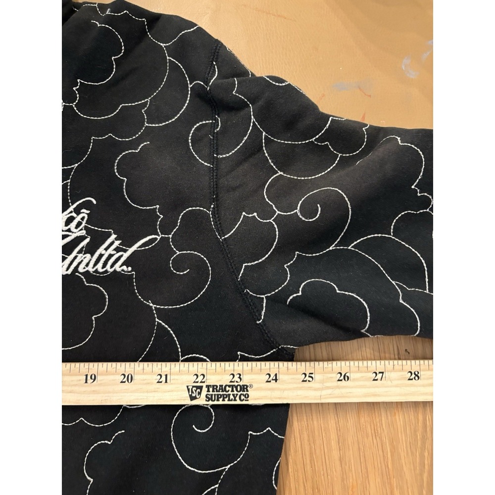 Vintage Y2K Ecko UNLTD Full Zip Hoodie Size L Embroidered Rhino Cybergoth Rare - Picture 10 of 14